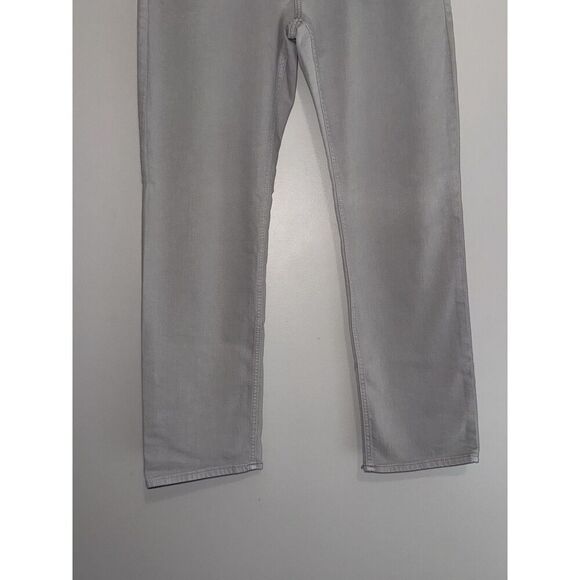 Five Four Gray Jeans Fenton Relaxed  Straight Mens 33x32 Casual Stretch Denim - Picture 6 of 16